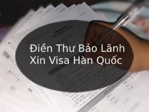 Mau Thu Xin Bao Lanh Visa Han Quoc
