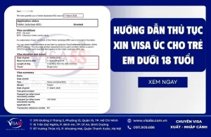 Hướng dẫn thủ tục xin visa Úc cho trẻ em dưới 18 tuổi