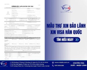 Hướng dẫn cách điền mẫu thư bảo lãnh visa Hàn Quốc
