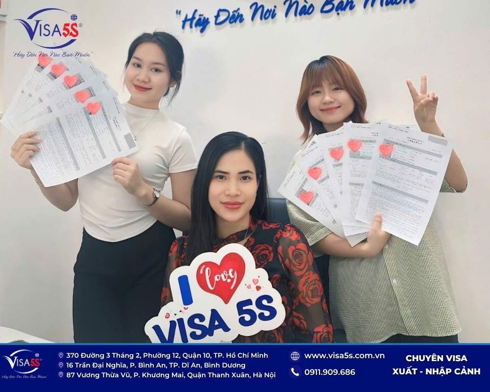 Visa 5S - cung cấp dịch vụ xin visa Hàn Quốc uy tín, chất lượng