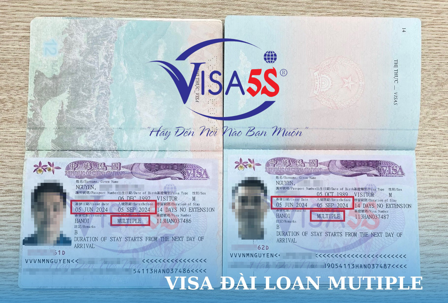 Visa Du Lịch Đài Loan