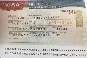 xin visa multiple di han quoc