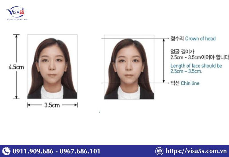 Ảnh visa Hàn Quốc: Quy định & Tiêu chuẩn mới nhất 7 Kích thước ảnh visa Hàn Quốc chuẩn 2025