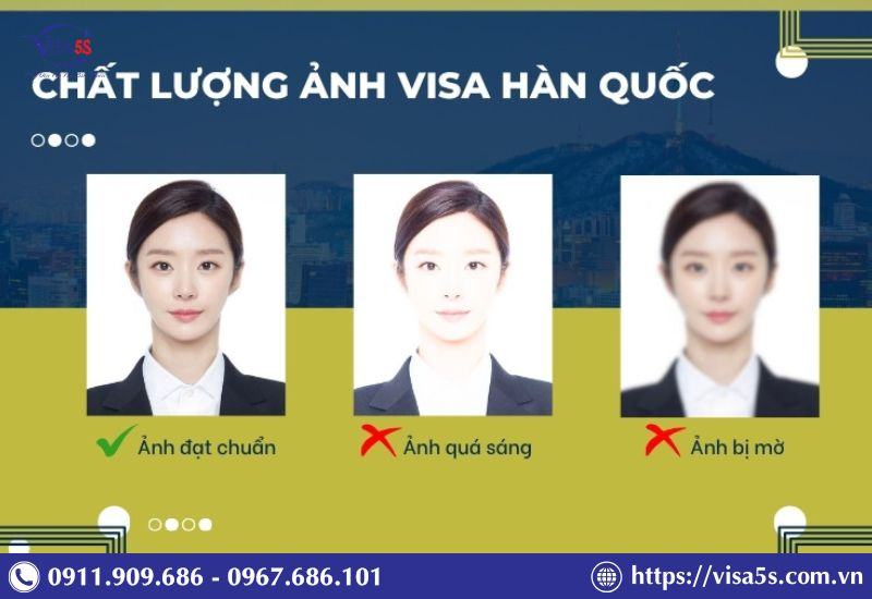 Ảnh visa Hàn Quốc: Quy định & Tiêu chuẩn mới nhất 8 Chất lượng hình ảnh visa cần rõ nét, không mờ nhoè và có màu tự nhiên