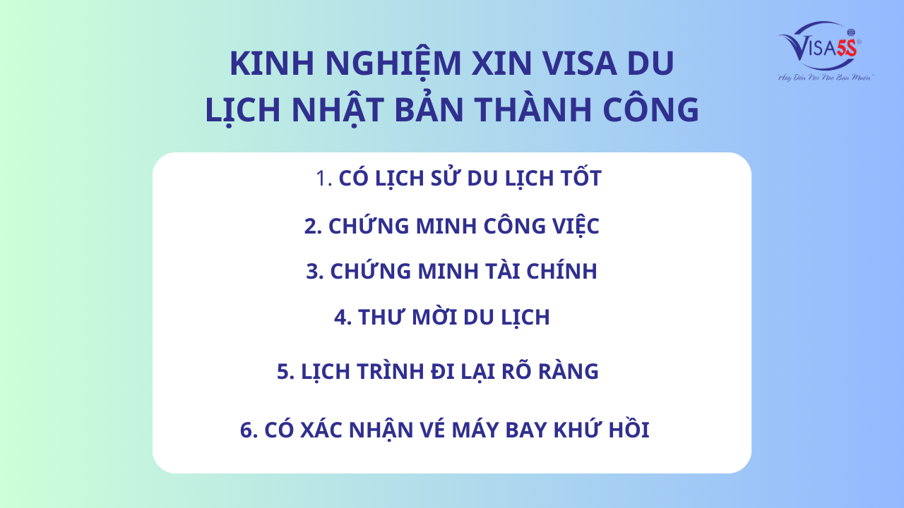 kinh nghiem xin visa du lich nhat ban tu tuc