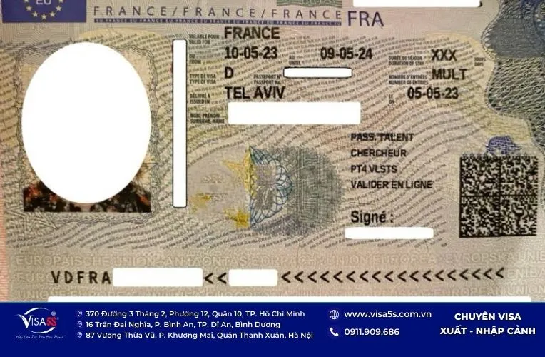  Các loại visa Pháp dài hạn