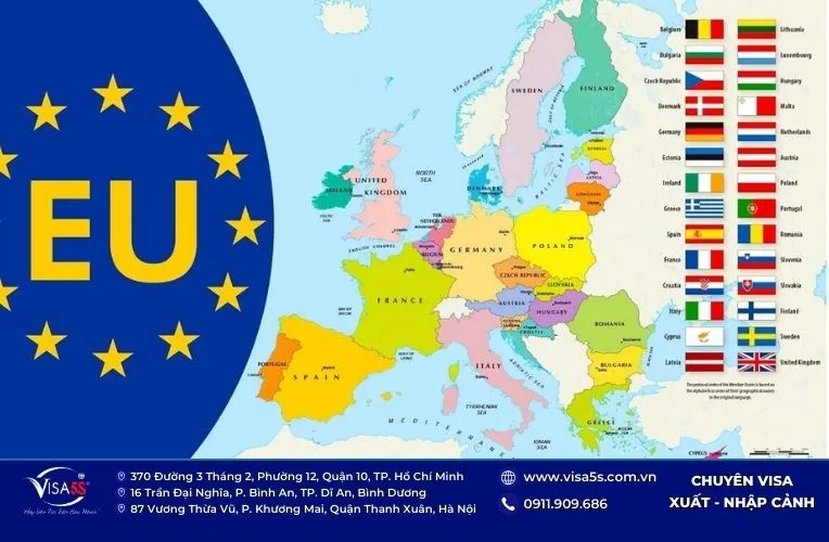 Visa Pháp đi được những quốc gia nào