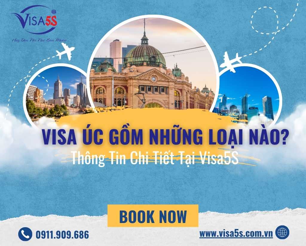Visa Úc Gồm Những Loại Nào? Thông Tin Chi Tiết Tại Visa5S