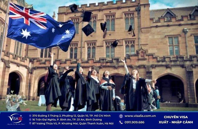 Các loại visa Úc thuộc diện du học.