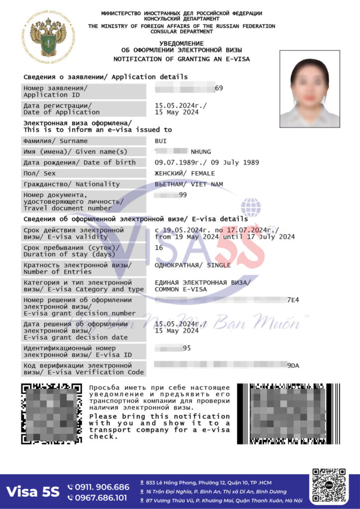 Điều Kiện Xin Visa Du Lịch Nga
