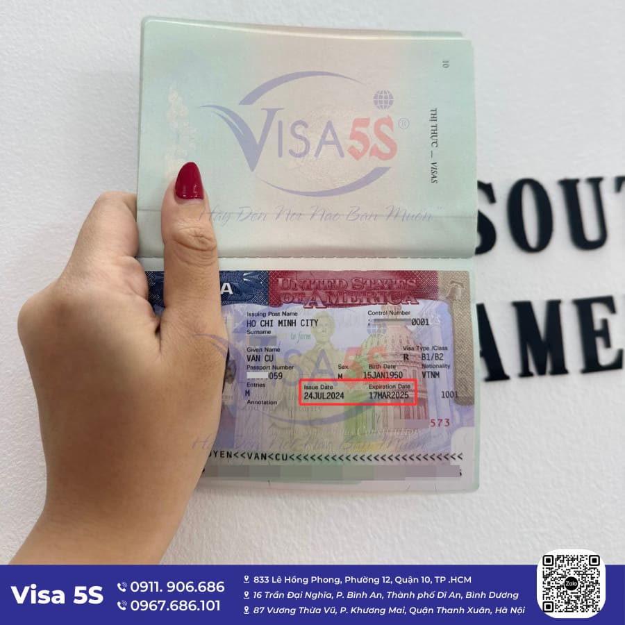 Hình ảnh về dịch vụ Visa Mỹ Visa5s đã làm