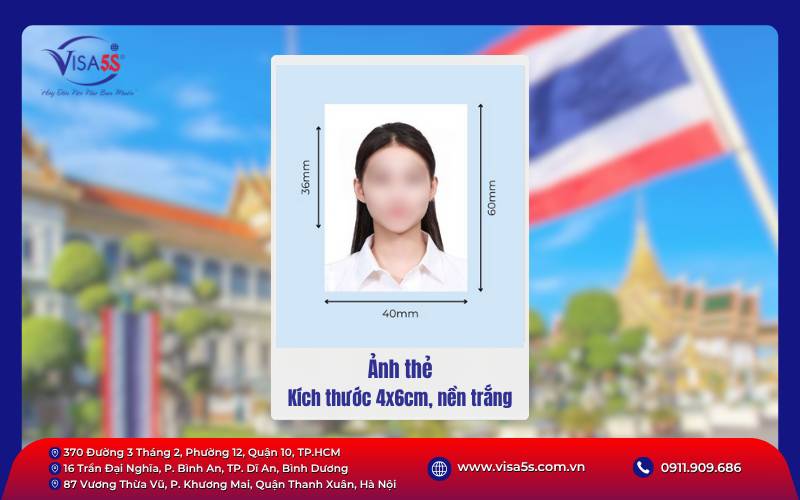Hình ảnh rõ nét khi xin visa công tác thái lan.