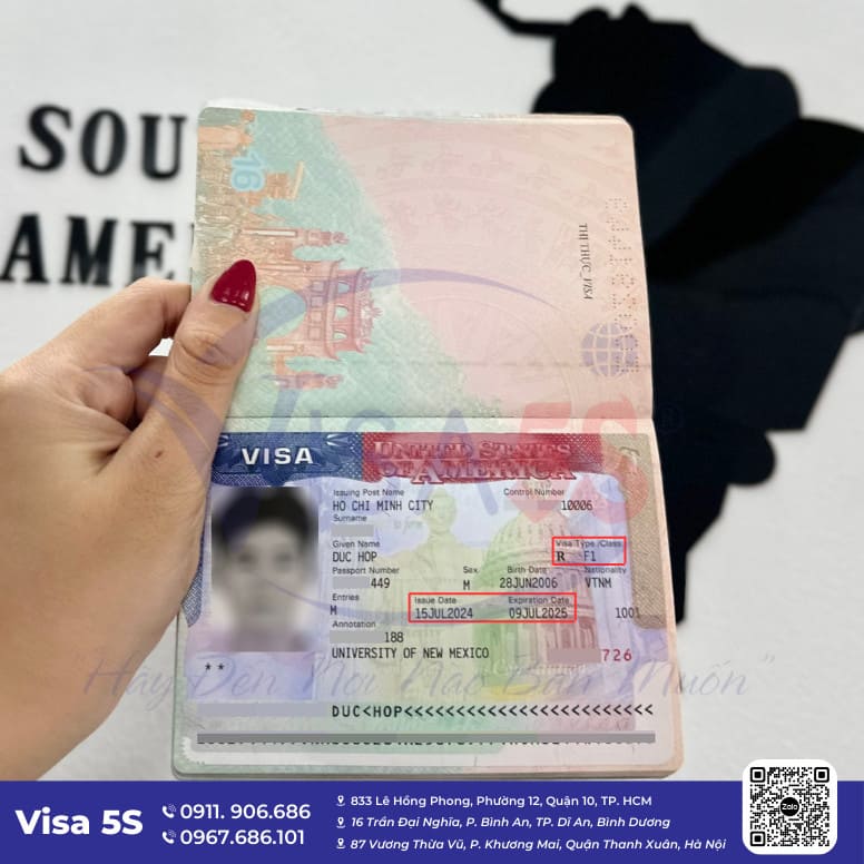 Visa Du Học Mỹ Mà Visa5s đã làm