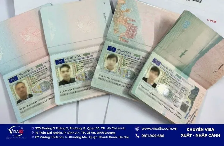 Các loại visa Đức loại C - visa Schengen