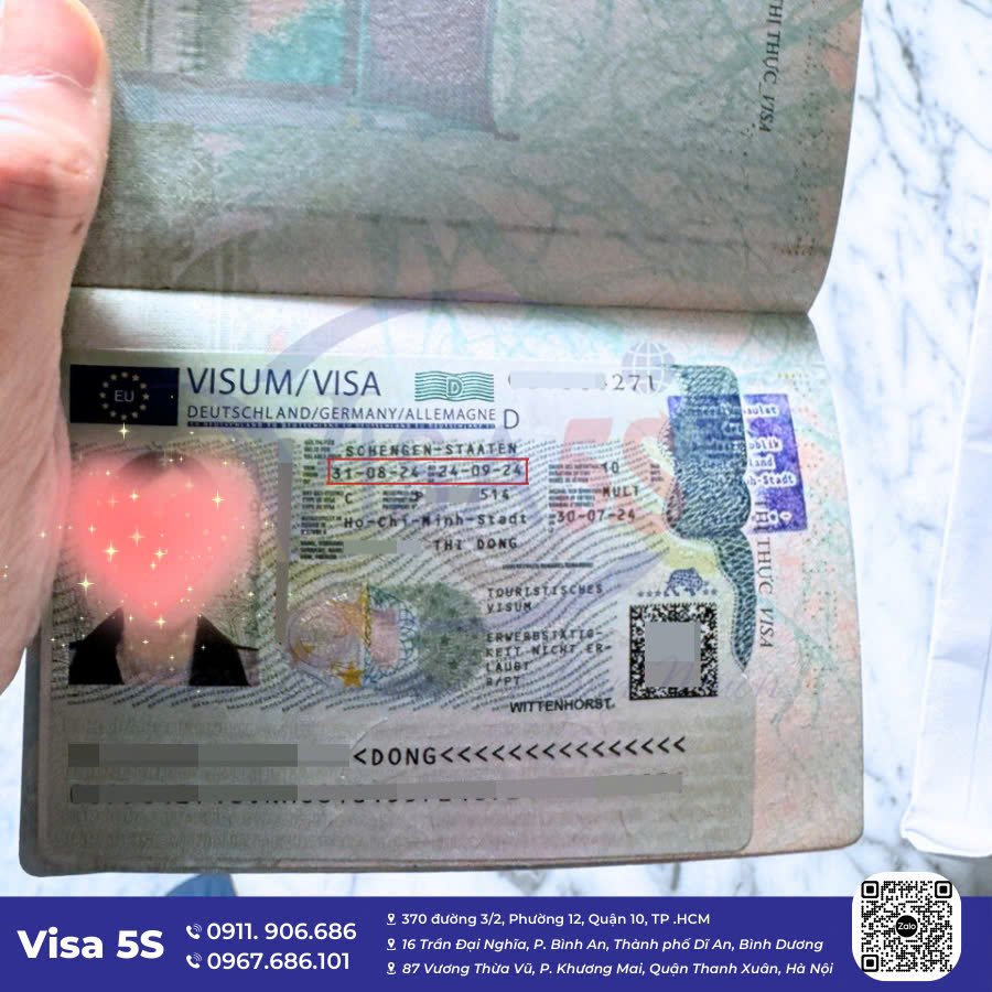 Các loại visa Đức phổ biến