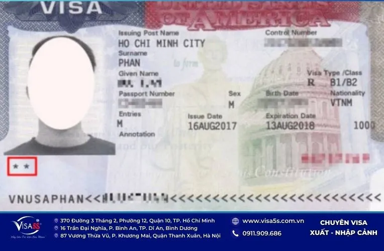 Ý nghĩa số sao trên visa Mỹ