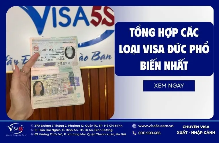 Tổng hợp các loại visa Đức phổ biến dành cho người Việt 7 Tổng hợp các loại visa Đức phổ biến nhất