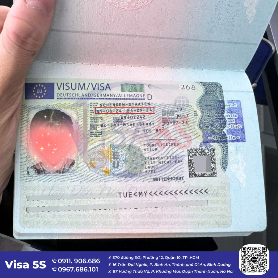 Nộp hồ sơ xin visa Đức