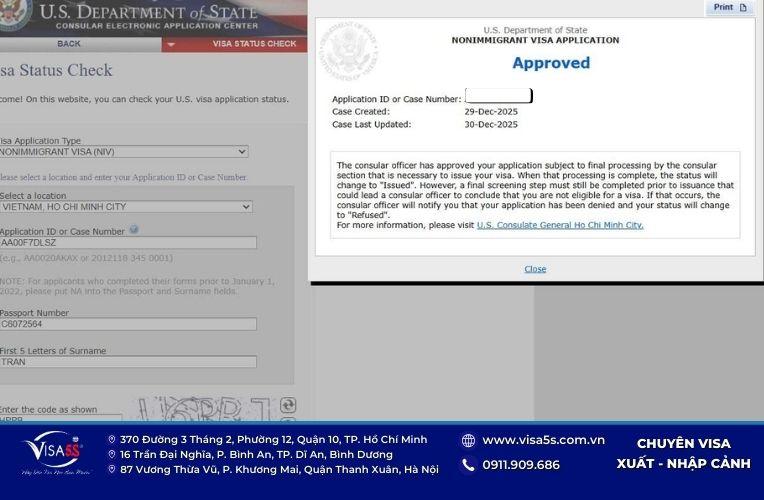 Quy trình thủ tục chi tiết các bước khi xin visa Mỹ F2