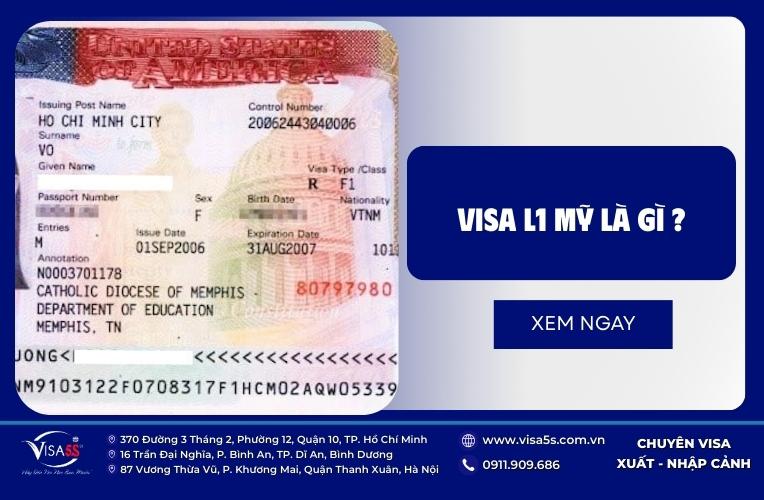 Visa L1 thường được là luân chuyển nhân sự nội bộ công ty