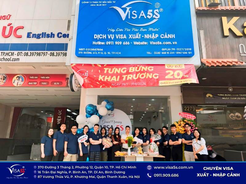Đội ngũ chuyên viên tư vấn visa giàu kinh nghiệm tại Visa5s