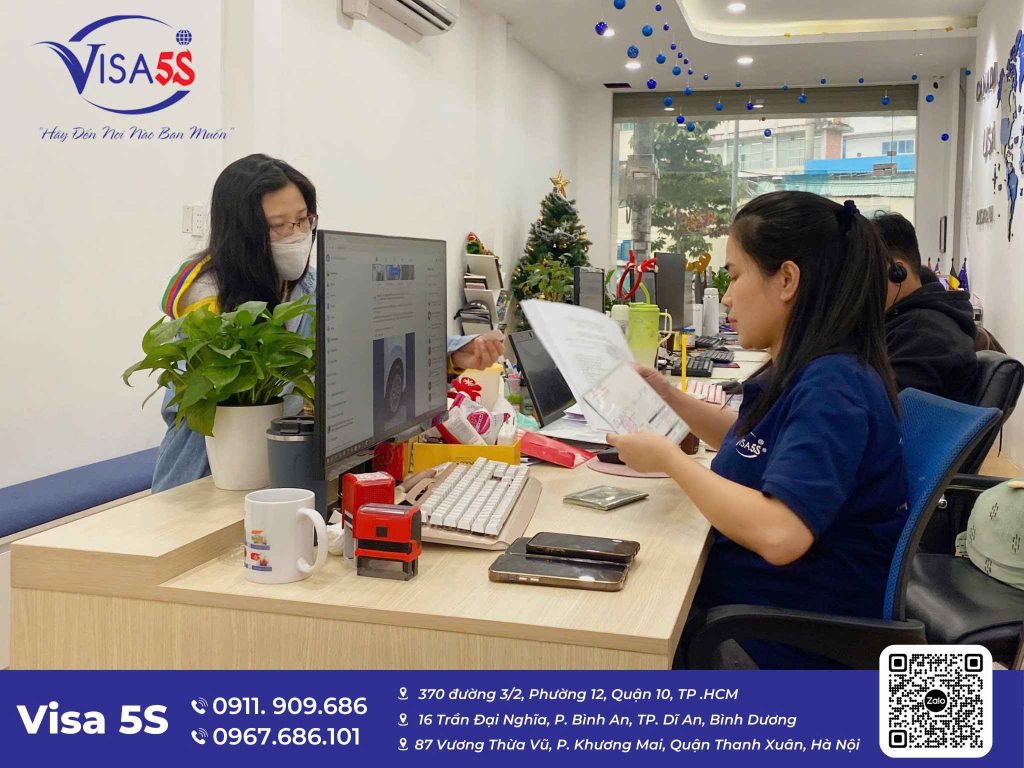 Visa 5S tư vấn tận tình, chu đáo và chuyên nghiệp cho khách hàng