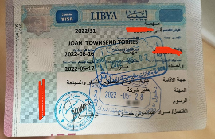 Hồ Sơ Xin Visa Libya