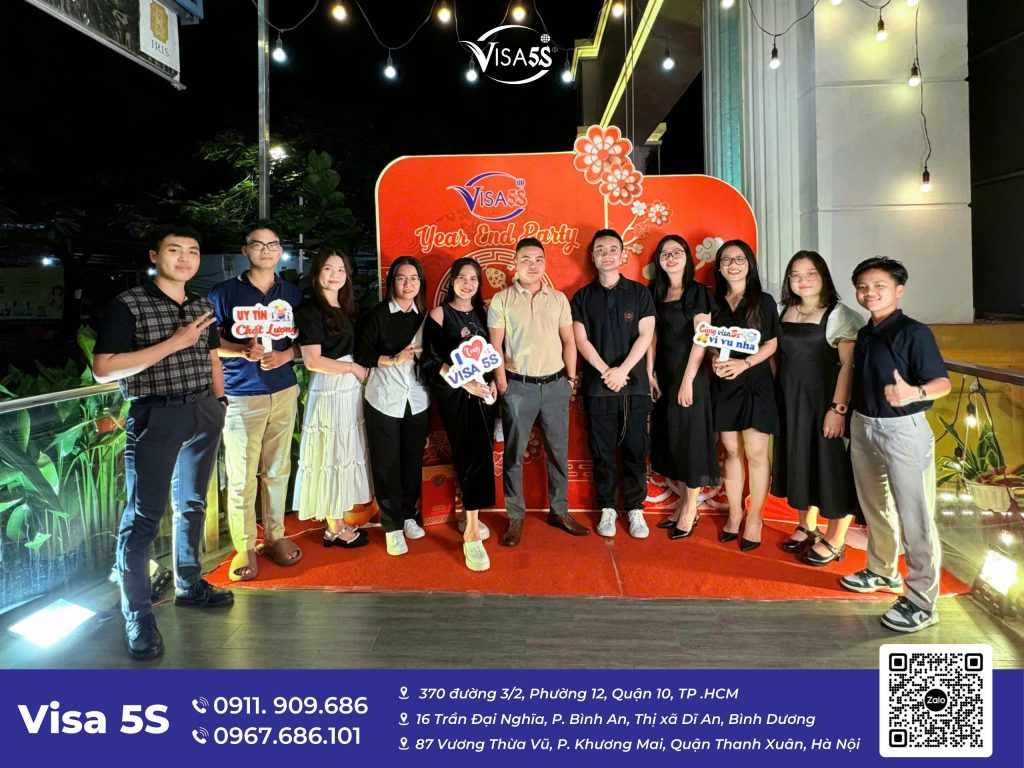 Đội ngũ nhân viên nhà Visa5s luôn tận tâm, chuyên nghiệp