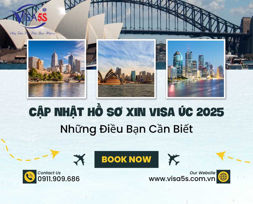 Cập Nhật Hồ Sơ Xin Visa Úc 2025: Những Điều Bạn Cần Biết