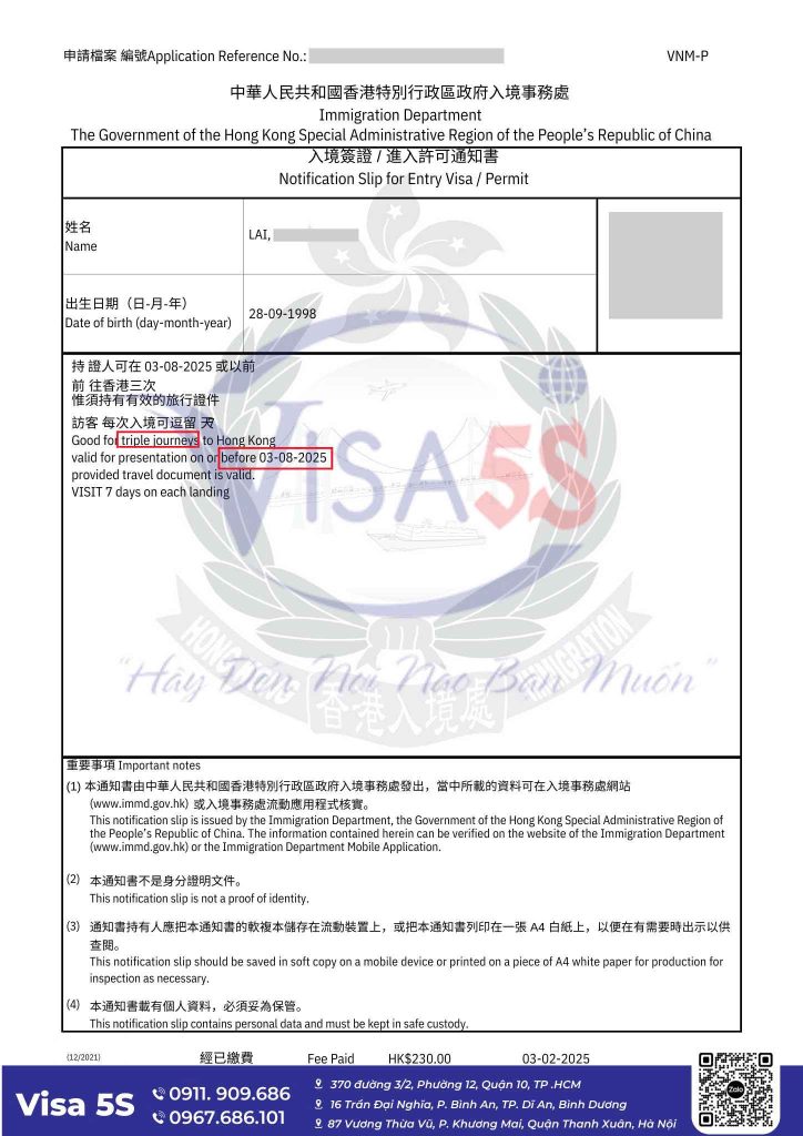 Những Hồ Sơ Cần Chuẩn Bị Trước Khi Đăng Ký Evisa Hong Kong