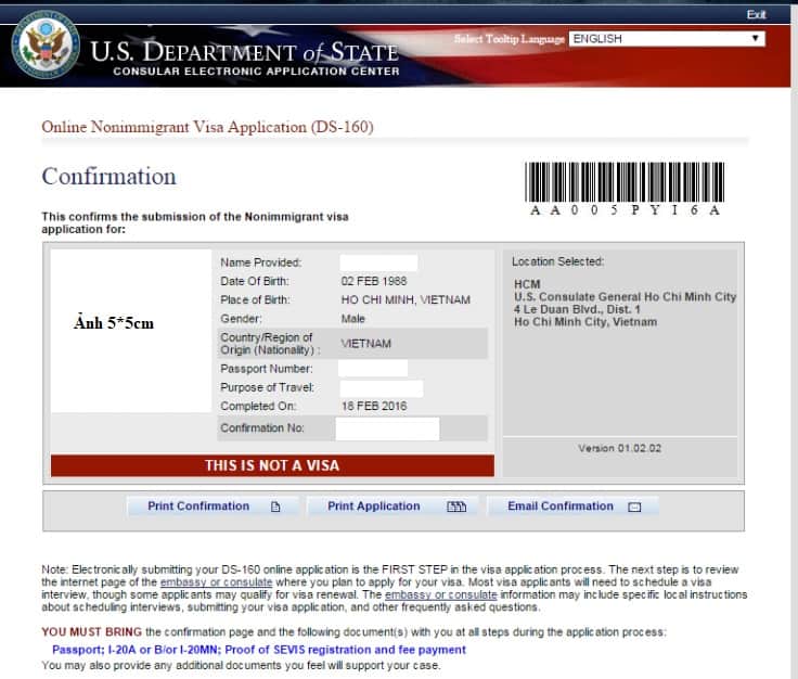 Sự Quan Trọng Của Mẫu Đơn DS-160 Khi Xin Visa Mỹ