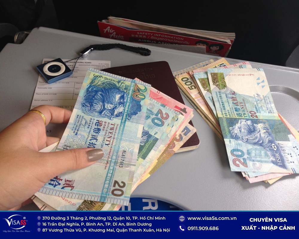 Chi phí để xin visa Hong Kong
