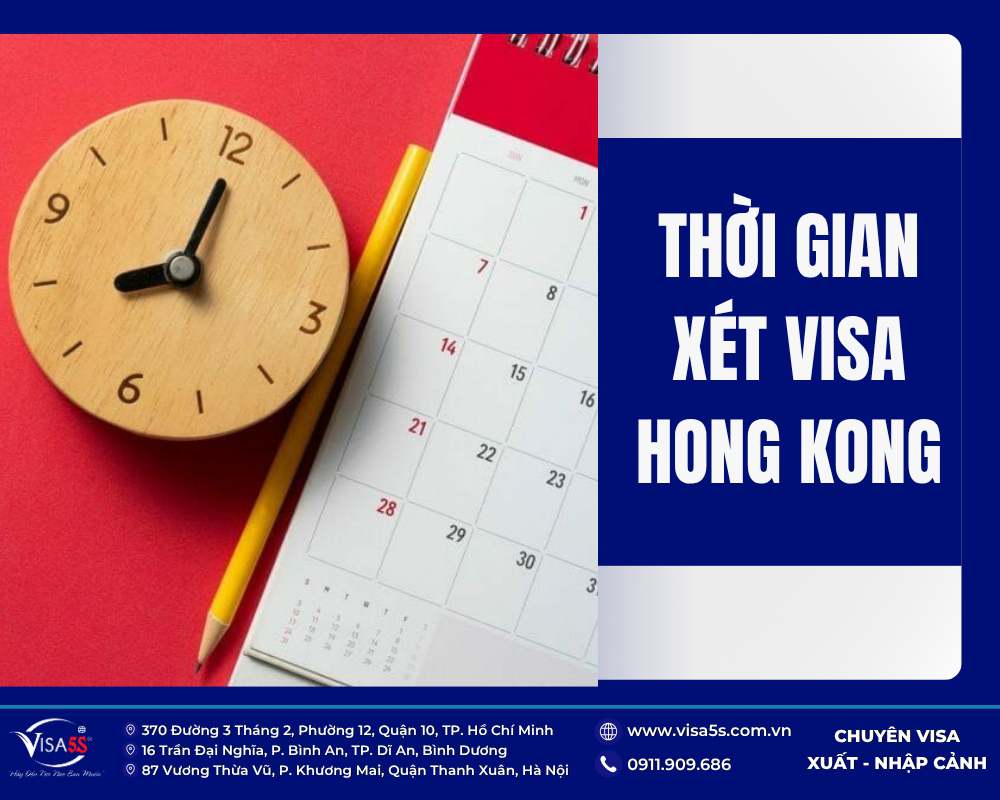Thời gian để xét duyệt visa Hong Kong