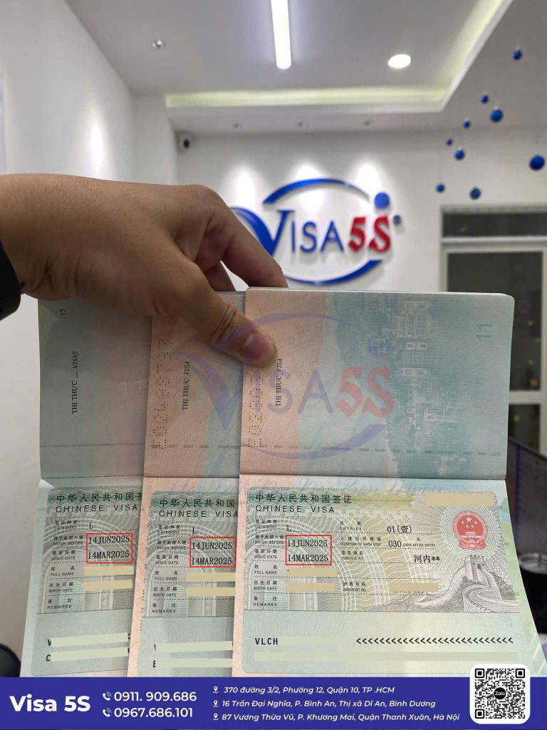 Các Loại Visa Trung Quốc