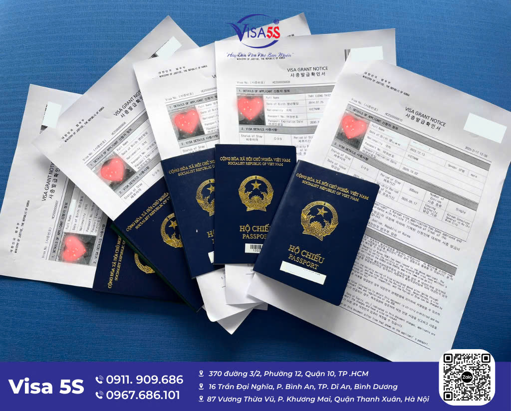 Điều Kiện Xin Visa Công Tác Hàn Quốc 