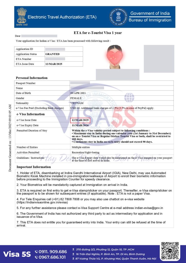 E-visa Ấn Độ 2026: Hướng dẫn xin thị thực điện tử nhanh chóng 11 Visa Du lịch Ấn Độ (e-Tourist)