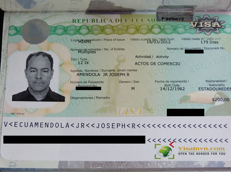 Tổng quan về visa Ecuador