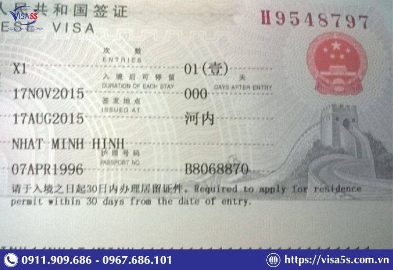 Thời hạn của visa du học Trung Quốc thường là 90 ngày