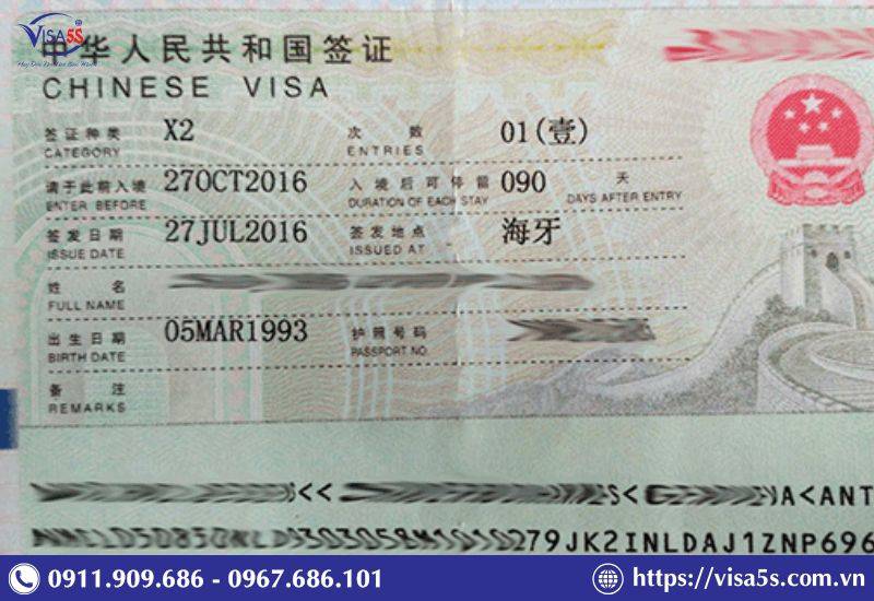 Chi phí làm visa du học Trung Quốc sẽ dao động từ 3.000.000 - 5.000.000 VNĐ