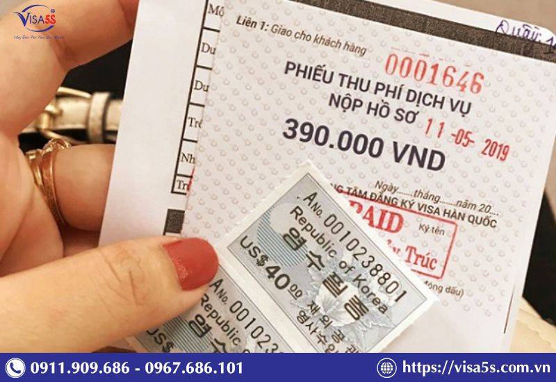 Phí làm visa hàn quốc 5 năm là bao nhiêu