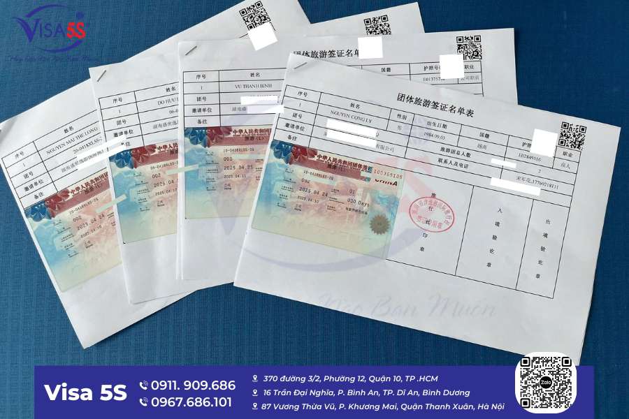 Visa Trung Quốc 2025: Hồ sơ & Lệ phí, Quy trình mới nhất 11 Hồ sơ cập nhật xin visa trung quốc ( L )