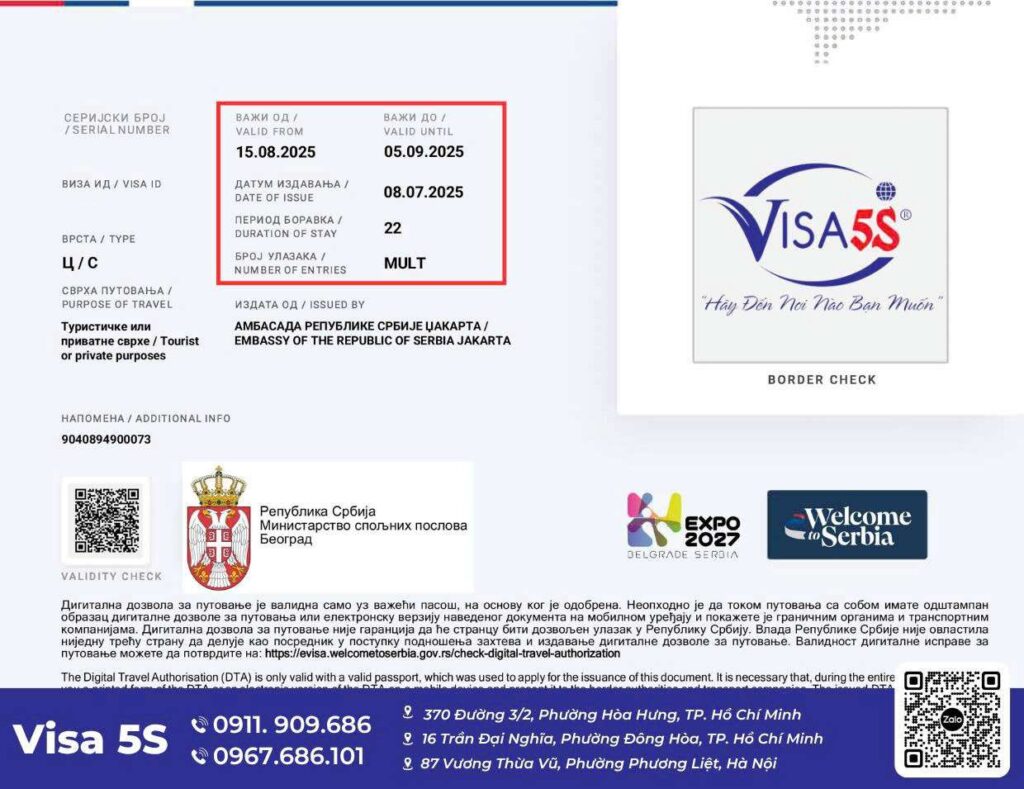Visa Serbia là gì?