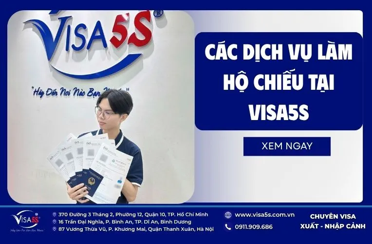 Dịch Vụ Làm Hộ Chiếu Nhanh, Uy Tín| Visa5S 8 Các dịch vụ làm hộ chiếu nhanh tại Visa5S