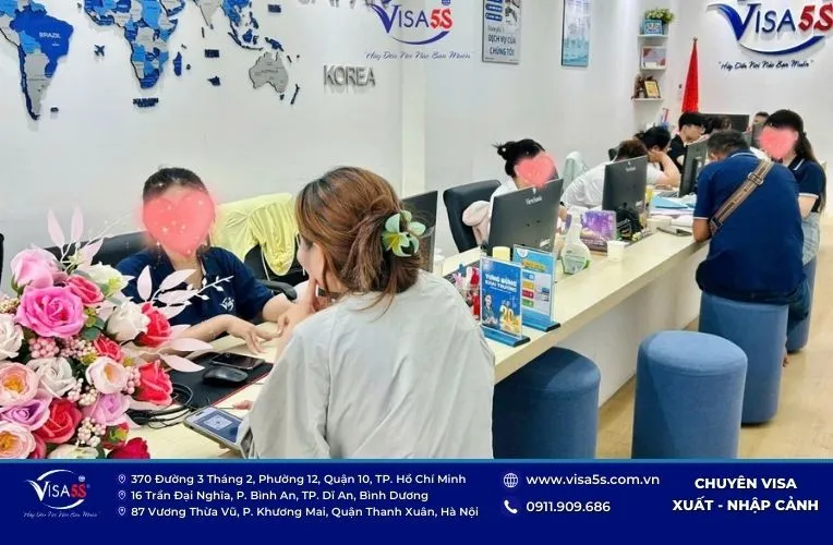 Quy trình dịch vụ gia hạn visa Việt Nam tại Visa5S
