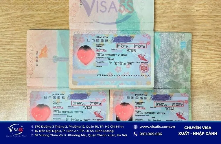 Địa chỉ nộp hồ sơ xin visa multiple Nhật Bản