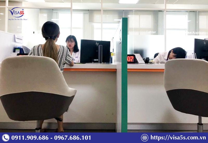Địa chỉ trung tâm visa Hàn Quốc tại TPHCM và Hà Nội 8 Quy trình nộp hồ sơ tại Trung tâm visa Hàn Quốc Hà Nội