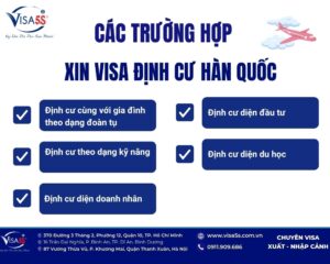 Trường hợp xin visa định cư Hàn Quốc