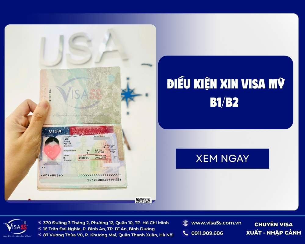 Điều kiện xin visa Mỹ Type R B1/B2