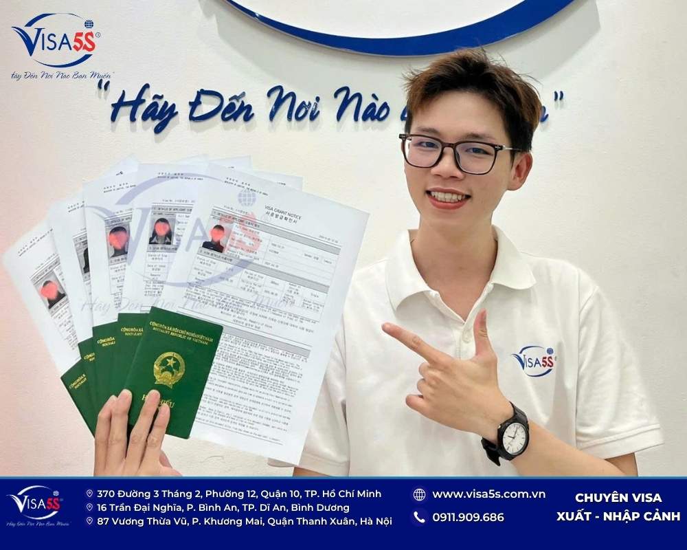 Visa 5S - Chuyên cung cấp các gói dịch vụ visa trọn gói chuyên nghiệp, uy tín 