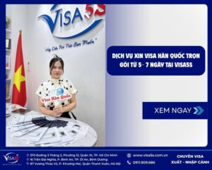 Dịch vụ xin visa Hàn Quốc Tron gói